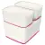 Pojemnik LEITZ MyBOX duży z pokryw. - biało / różowy 52161023-427889