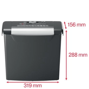 Niszczarka Rexel Momentum S206, paski, P-2, 6 kart., 9l, czarna-452499