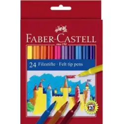 Flamastry FABER CASTELL Zamek 24 kolory 554224 kartonik-470791