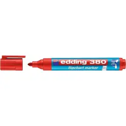 Marker EDDING 380 flipchart okrągły 1.5-3mm - czerwony-471081
