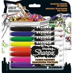 Marker SHARPIE do tkanin 8 kolorów S0962151-471308