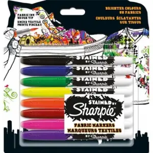 Marker SHARPIE do tkanin 8 kolorów S0962151-471308