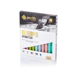 Długopis ZENITH 10 pastel - 1 szt. mix kolorów -487908