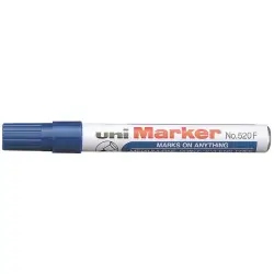 Marker UNI perm. NO-520 okrągły niebieski-488373