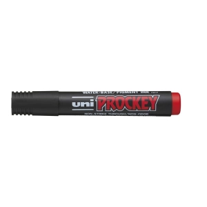Marker UNI PM-122 okrągły czerwony PROCKEY-488382