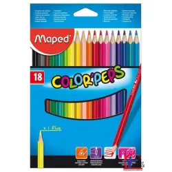 Kredki MAPED Color'peps op.18 kolorów -542706