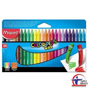 Kredki MAPED COLORPEPS świecowe 24 kolorów 861013 -542707