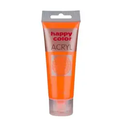 Farba akrylowa HAPPY COLOR 75ml. tuba - pomarańcz fluo 401-543150