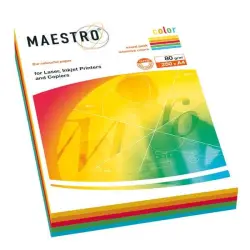 Papier xero A4 kolor MAESTRO MIX op.250 - intensywny-561380