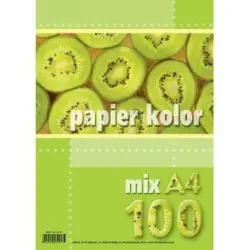 Papier xero A4 kolor KRESKA op.100 - czarny-561402