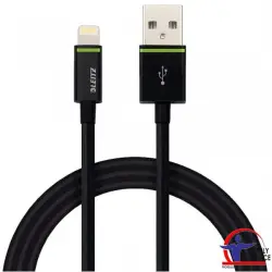 Kabel LEITZ COMPLETE ze złączem Lightining na USB 2m czarny 62130095 -580860