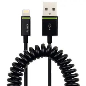 Kabel LEITZ spiralny ze złączem Lightning na USB 1m Complete 62150095-580933