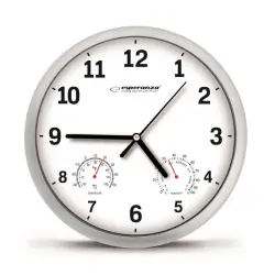 Zegar ścienny ESPERANZA LYON biały EHC016W -600870