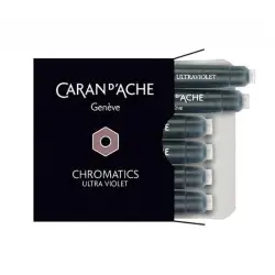 Naboje CARAN D'ACHE Chromatics Ultra Violet 6szt. fioletowe-612653