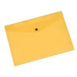 Teczka na zatrzask Q-CONNECT A4 - żółta-616545
