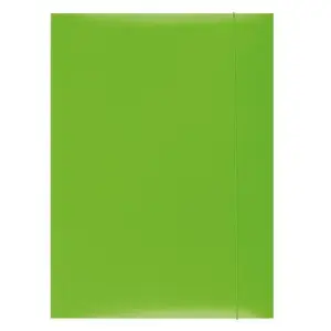 Teczka z gumką OFFICE PRODUCTS A4 lakier - zielona-616566