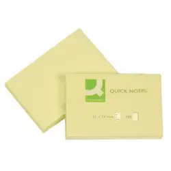 Karteczki samop. Q-CONNECT 51x76mm - żółty-617189