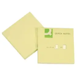 Karteczki samop. Q-CONNECT 76x76mm - żółty-617240