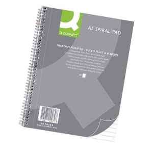 Kołonotatnik Q-CONNECT A5 w linię 80 kart. 70gsm perforacja-617113