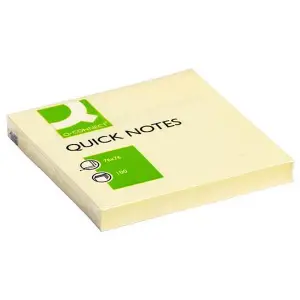 Karteczki samop. Q-CONNECT 76x76mm - żółty-617235