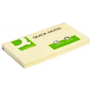 Karteczki samop. Q-CONNECT 127x76mm - żółty-617261