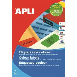 Etykiety APLI kolor 70x37 (24) op.20 ziel AP1594-617869