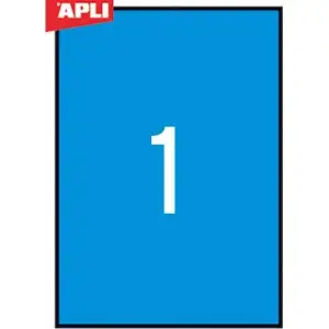 Etykiety APLI kolor 210x297 (1) op.20 nieb AP1600-617882