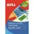 Etykiety APLI kolor 70x37 (24) op.20 czer AP1593-617863