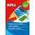 Etykiety APLI kolor 70x37 (24) op.20 ziel AP1594-617866