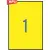 Etykiety APLI kolor 210x297 (1) op.20 żółte AP1599-617874