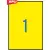 Etykiety APLI kolor 210x297 (1) op.20 żółte AP1599-617876