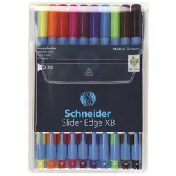 Zestaw długopisów w etui SCHNEIDER Slider Edge XB 10 szt. miks kolorów-618473