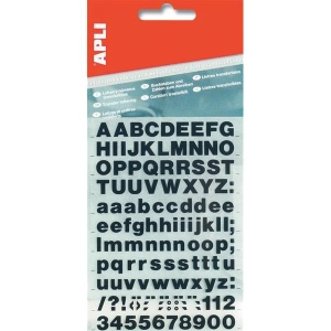 Litery samoprzylepne APLI 10mm-618011