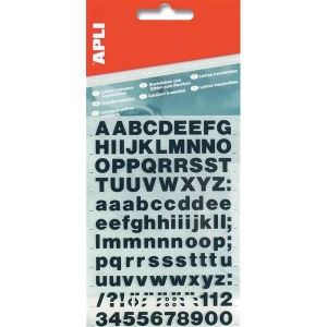 Litery samoprzylepne APLI 10mm-618012