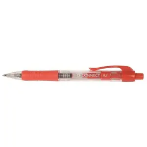 Długopis Q-CONNECT automatyczny - czerwony-618213