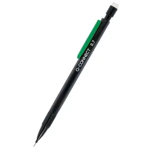 Ołówek automatyczny Q-CONNECT 0,7mm czarny GRATIS - grafity-618619