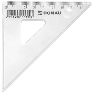 Ekierka DONAU mała 85cm 45° transparentna-618704
