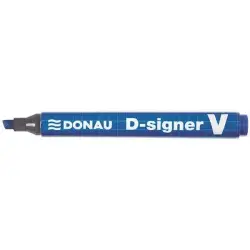 Marker DONAU perm. D-Singer V ścięty - niebieski-619030