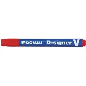 Marker DONAU perm. D-Singer V ścięty - czerwony-619023