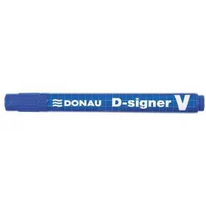 Marker DONAU perm. D-Singer V ścięty - niebieski-619032