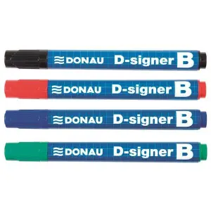 Marker DONAU sucho. D-Singer B - czerwony-619130