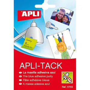 Masa mocująca APLI Apli-Tack w bloku 57g niebieska-619982