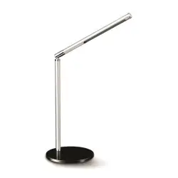 Lampka na biurko CEP CLED-100 srebrno / czarna-620505