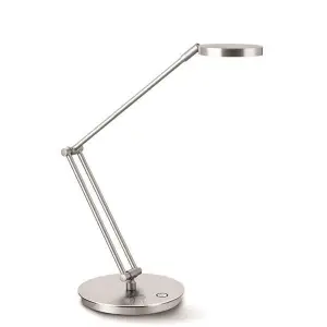 Lampka na biurko CEP CLED-400 srebrna-620488