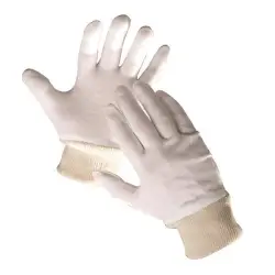 Rękawice montażowe TIT bawełna rozm. 10 białe