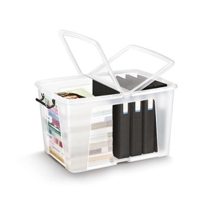 Pojemnik biurowy CEP Smartbox 65l transparentny-621036