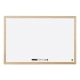 Tablica suchościeralna BI-OFFICE magnetyczna lakierowana w ramie drewnianej 900x600-621530
