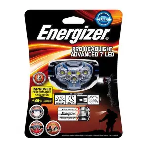 Latarka czołowa ENERGIZER Headlight 7 Led   3szt. baterii AAA czarna-622856