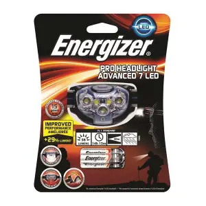 Latarka czołowa ENERGIZER Headlight 7 Led   3szt. baterii AAA czarna-622857