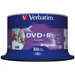 Płyta DVD R VERBATIM AZO cake op. 50szt. do nadruku-624448